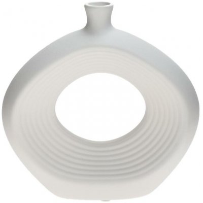 VÁZA KERAMIKA 20,5x6x20,5CM BIELA SUPER CENA! – Hledejceny.cz