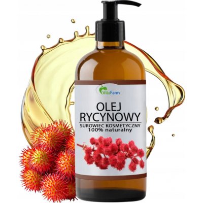 Vitafarm Ricinový olej nerafinovaný 100% 500 ml – Sleviste.cz