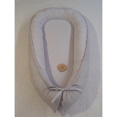 Pro útulný domov Hnízdečko pro miminko Vaflové šedé – Zboží Mobilmania