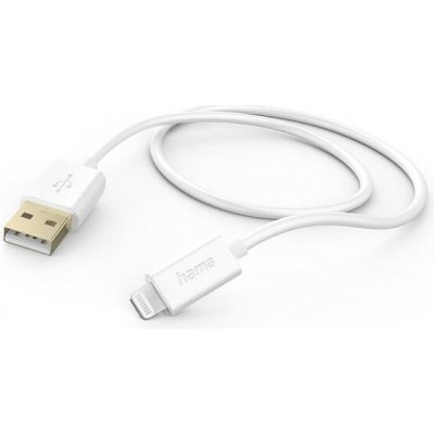 Hama 201581 MFi USB pro Apple, USB-A Lightning, 1,5m, bílý – Zbozi.Blesk.cz