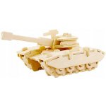 Robotime 3D dřevěné puzzle Tank 47 ks – Hledejceny.cz