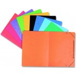 Papírové desky Prešpán bez klop s gumou oranžové – Zboží Živě