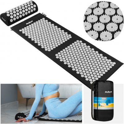 REBEL Akupresurní podložkaRBA-6003-BK Black 130 x 50 cm – Sleviste.cz