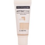 Maybelline Affinitone Perfecting + Protecting Foundation With Vitamin E sjednocující make-up 3 Light Beige 30 ml – Hledejceny.cz