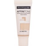 Maybelline Affinitone Perfecting + Protecting Foundation With Vitamin E sjednocující make-up 3 Light Beige 30 ml – Zbozi.Blesk.cz