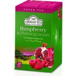 Ahmad Tea Zelený čaj s malinou a granátovým jablkem 20 x 2 g – Sleviste.cz