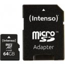 paměťová karta Intenso microSDXC 64 GB class 10 3413490