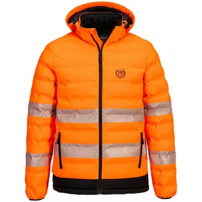 PortWest bunda Hi-Vis S548 vyhřívaná ultrazvuková reflexní oranžová/černá – Hledejceny.cz