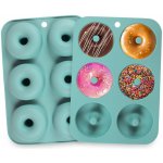 Kitchen&home F17265 Silikonová forma na donuty koblihy 25x18cm modrá – Zboží Mobilmania