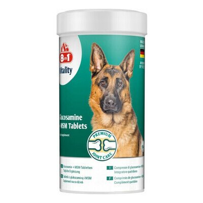 8in1 Vitality Klouby a aktivita Glukosamin s MSM pro psy 55 tbl. – Hledejceny.cz