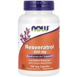 Now Foods Foods Resveratrol 200 mg 120 kapslí – Hledejceny.cz