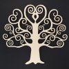 Dekorace Amadea dřevěný strom přírodní závěsná dekorace výška 22 cm