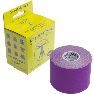 Kine-Max Super-Pro Cotton tejp fialová 5 cm x 5 m – Hledejceny.cz