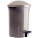 Branq Cotton 10 l ecru plastový odpadkový koš s pedálem – Zboží Dáma