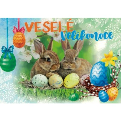 Pohlednice Veselé Velikonoce 133 – Zbozi.Blesk.cz