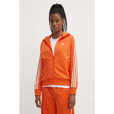 adidas mikina Originals dámská oranžová s aplikací IP0610