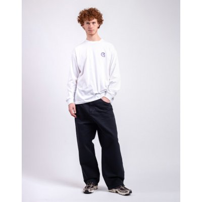 Carhartt WIP Brandon Pant Black grind wash – Sleviste.cz