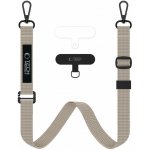 Šňůrka na telefon Tech-Protect C6S Crossbody – béžová – Zboží Mobilmania