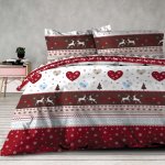 Xpose flanel povlečení SANTA 140x220 70x90 – Zboží Dáma