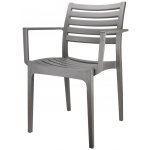 Mega Plast, MP1548 Židle CAPRI 83 x 58 x 57 cm, DARK GREY – Hledejceny.cz