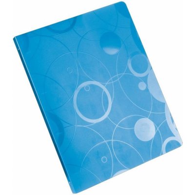 Karton P+P Opaline kroužkový pořadač 4 kroužky A4 2 cm transparentní modrý – Hledejceny.cz