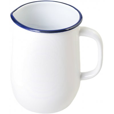 OLYMP Olymp Džbán 14,5 cm 2,5 l bílá s modrým lemem 154/01b – Zbozi.Blesk.cz