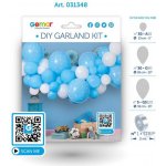 Gemar Balónková girlanda pastel modro-bílá – Zboží Dáma
