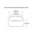 Marimex Greystone Deluxe Bubble Spa 6 11400263