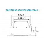 Marimex Greystone Deluxe Bubble Spa 6 11400263 – Zboží Mobilmania