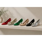 Ideal Shoes dámské lodičky zlatá – Hledejceny.cz