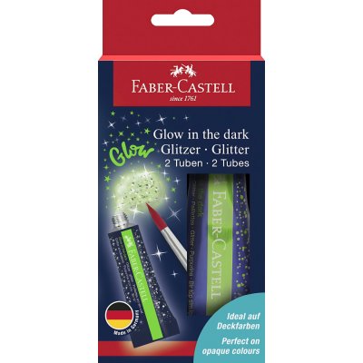 Faber-Castell Třpytky Glow in the dark 12 ml, 2 ks 125092 – Zboží Dáma Faber-Castell Třpytky Glow in the dark 12 ml, 2 ks 125092 – Zboží Dáma