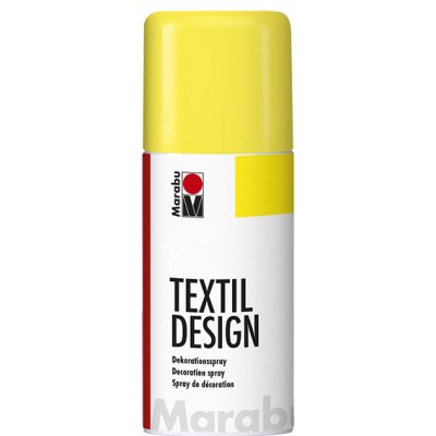 Barva na textil ve spreji Marabu Textil Design spray 150 ml žlutá sluneční 220