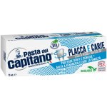Pasta del Capitano Placca e Carie proti zubnímu plaku a kazu s BIO mátou 75 ml – Hledejceny.cz