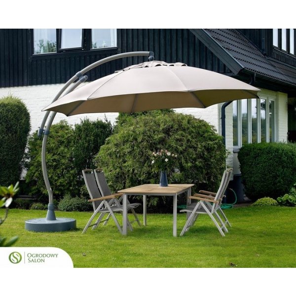 Ogrodos Deštník zahradní Sun Garden Easy Sun 375 cm, antracitový  polypropylén od 27 199 Kč - Heureka.cz