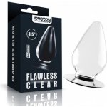 LoveToy Flawless Clear Anal Plug 4.5″, průhledný 11,4 x 5,7 cm – Zboží Dáma