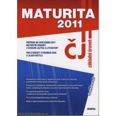 Maturita 2011 - Český jazyk a literatura základní úroveň – Zboží Mobilmania
