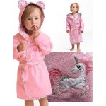 Jednorožec froté župan pro děvčata Růžová – Sleviste.cz