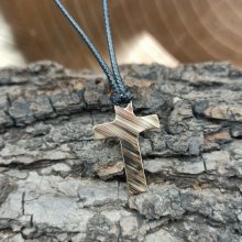 Drum Shapes NA10 Necklace Cross II
