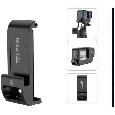 TELESIN Otevřená vyměnitelná boční dvířka s držákem na kabel ( HERO 9/10/11/12/13 Black ) GP-CLC-G11 – Zboží Mobilmania