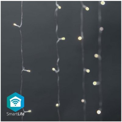 SmartLife Nedis LED Wi-Fi Teplá bílá 200 LED 3 m Android IOS WIFILXC01W200 – Hledejceny.cz