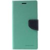 Pouzdro a kryt na mobilní telefon Samsung Pouzdro Mercury Fancy Diary Samsung Galaxy J7 2017 Tyrkysové