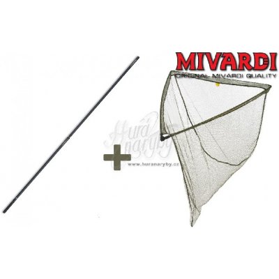 Mivardi Podběráková Hlava LevelM 100x100cm + Tyč Professional Twin – Hledejceny.cz