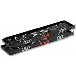 3D Podložka pod SPZ AUDI červená (2ks) – Sleviste.cz