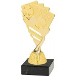 Soška KARTY M/P432 Soška zlatá výška 15 cm – Zboží Dáma