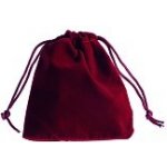 Sametový sáček rudý, 90x100 mm – Zboží Dáma