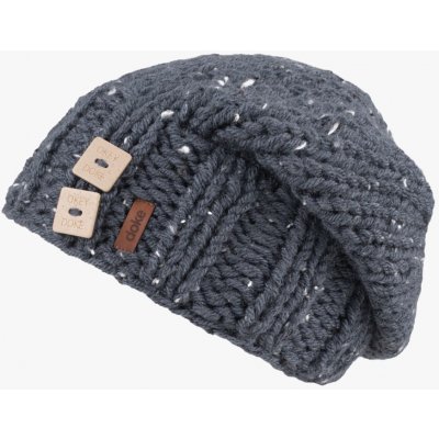 Doke pletená čepice B Denim tweed – Zboží Dáma