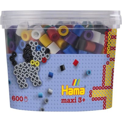 HAMA Maxi korálky v tubě mix 600ks Hama H8570 – Zboží Dáma