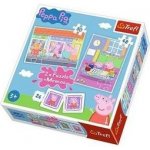 Trefl Prasátko Pepa 30+48 dílků + pexeso – Zboží Živě