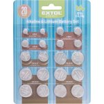 baterie alkalické a lithiové, sada 20ks 42057 – Zboží Živě