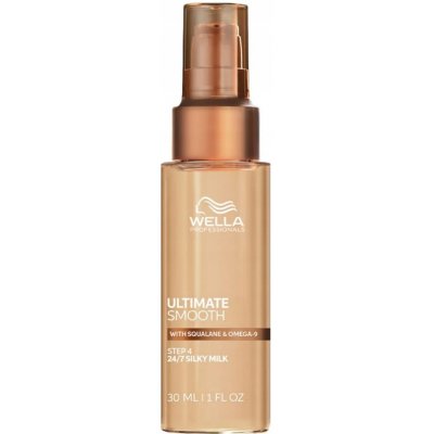 Wella Ultimate Smooth 24/7 Hedvábné mléko vyhlazující mléko na vlasy 30 ml – Hledejceny.cz